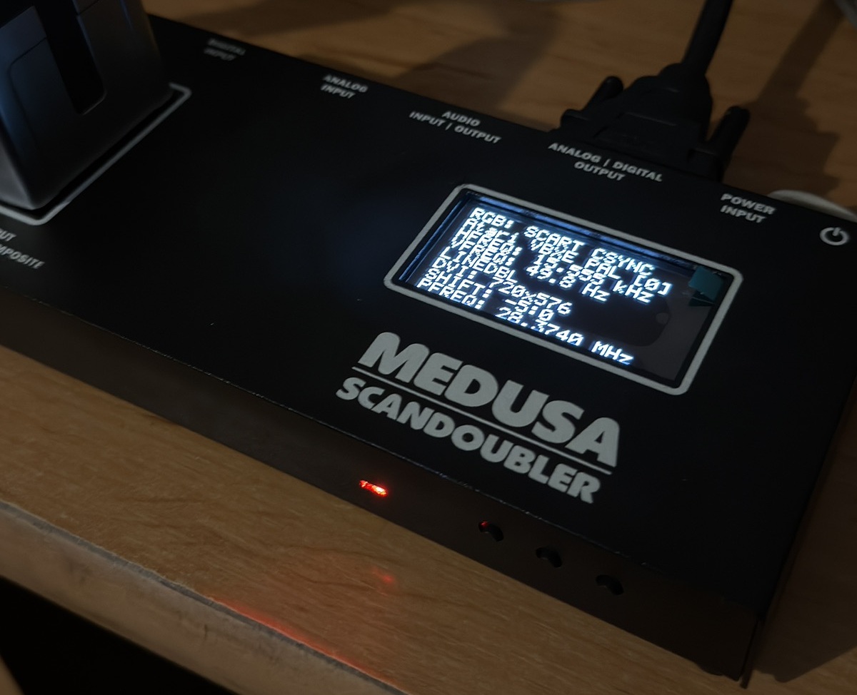 Zapnut&aacute; Medusa scandoubler